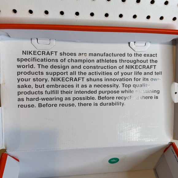 Nike x Tom Sachs | General Purpose "Dark Sulfur" Sneakers DA6672-700 Sz. 9 - Picture 13 of 13